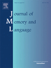 JOURNAL OF MEMORY AND LANGUAGE杂志封面